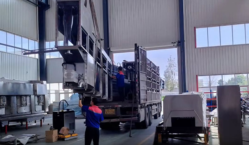 射流氣鼓式浸燙機發貨 射流氣鼓式浸燙機發貨