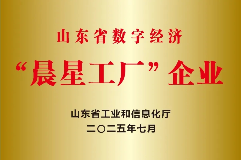 喜報！銳智智能成功入選2025年度山東省數字經濟“晨星工廠”建設試點名單